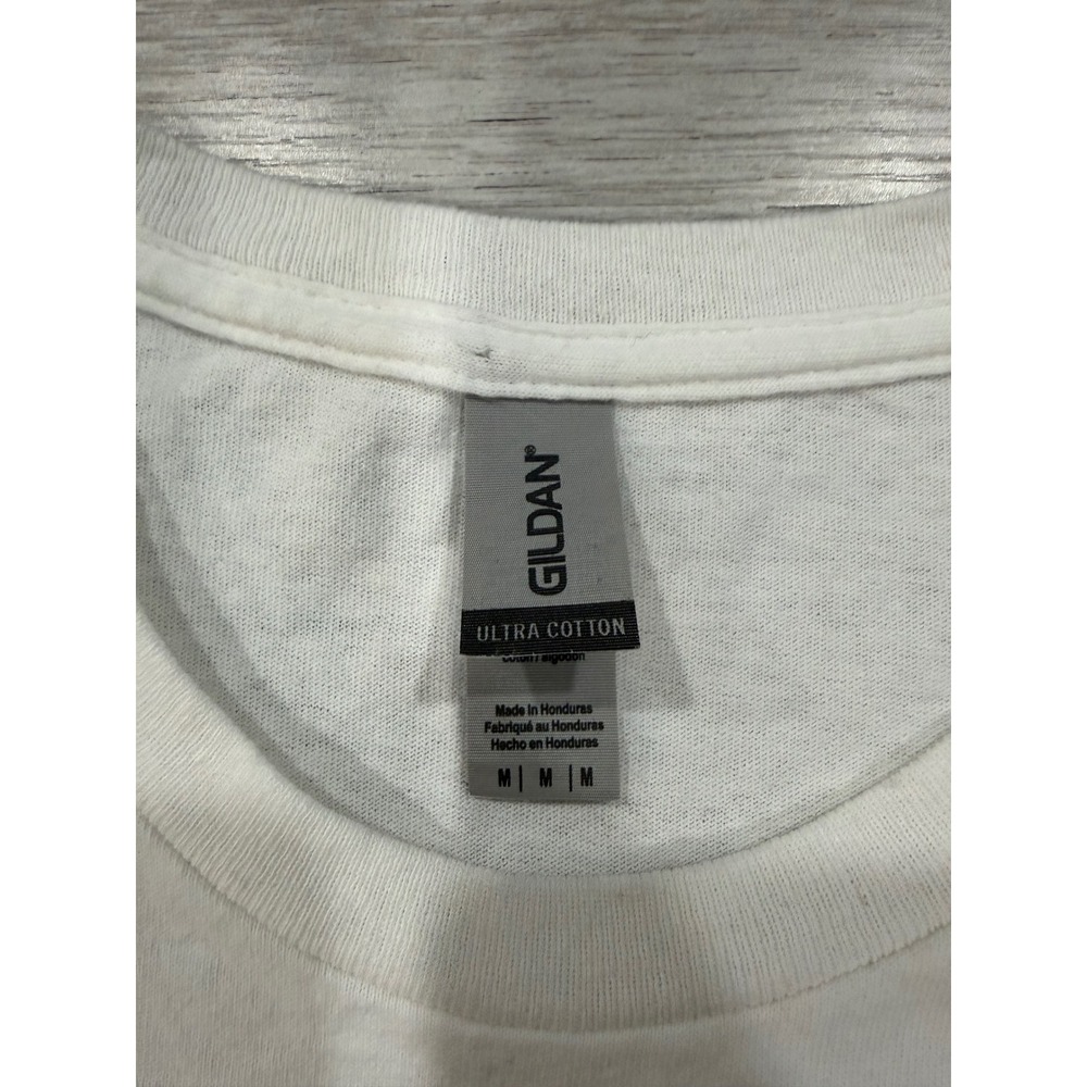 retro aesthetic graphic tee pink mushroom cloud vintage vibe unisex Sz M - Picture 3 of 5